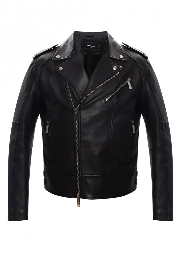 Dsquared2 Leather biker jacket